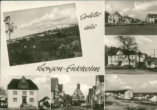 Ansichtskarte Bergen-Enkheim-Frankfurt am Main Stadtteilansichten 1967