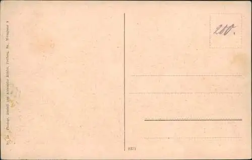 Ansichtskarte Frankenstein-Oederan Weg zur Stadt 1913