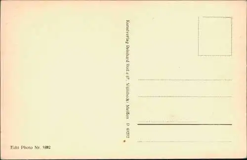 Ansichtskarte Oederan Blick auf die Stadt 1931