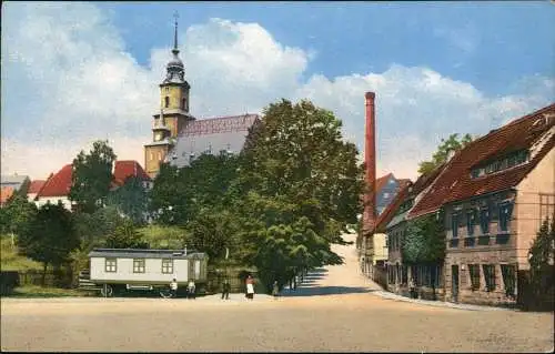 Ansichtskarte Oederan Teichplan - Photochromie AK 1912