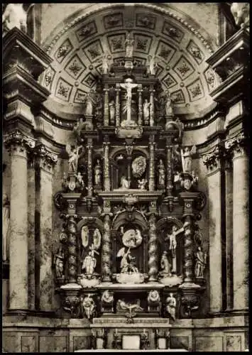 Ansichtskarte Ebrach Alabaster-Altar St. Bernhard 1961