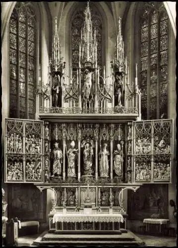 Ansichtskarte Eichstätt Hochaltar mit Diözesanheiligen Dom 1963