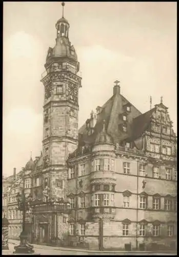 Ansichtskarte Altenburg RENAISSANCE-BAUTEN Rathaus 1974