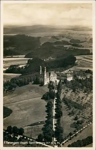 Ansichtskarte Ellwangen (Jagst) Luftbild 1938