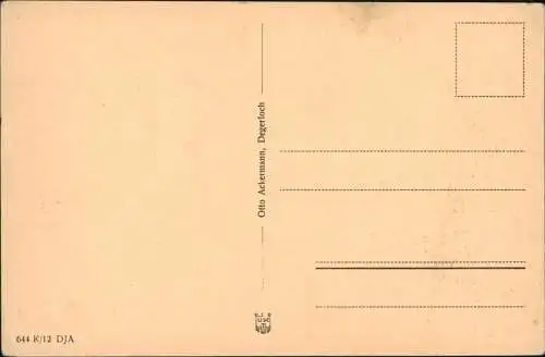 Ansichtskarte Degerloch-Stuttgart Aussichtsturm. 1917