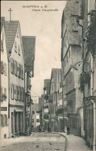 Ansichtskarte Bad Wimpfen Obere Hauptstraße 1919