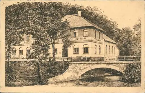 Metzdorf-Leubsdorf (Sachsen) Gruß vom Ausflugsort WALDPARK METZDORF 1926