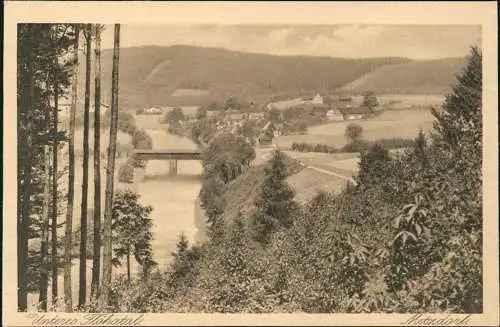 Metzdorf-Leubsdorf (Sachsen) Umland-Ansicht Unteres Flöhatal 1920