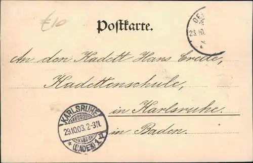 Ansichtskarte Oederan Wolfs Restauration & Total-Ansicht Friedhof aus 1903