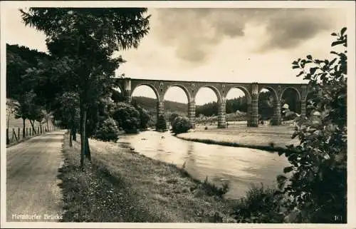 Ansichtskarte Hetzdorf-Flöha (Sachsen) Hetzdorfer Brücke 1933