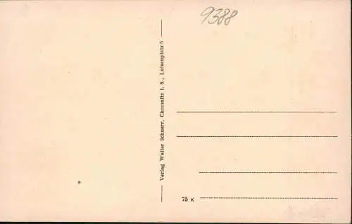 Ansichtskarte Oederan Ballhaus Hetzdorfer Schweiz 2 Bild Saal 1922