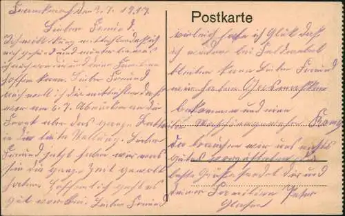 CPA Roye (Somme) Marktplatz, belebt Militaria WK1 1917