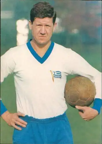 Ansichtskarte  Sport - Fußball Fußballer Horst Szymaniak Tasmania Berlin  1966