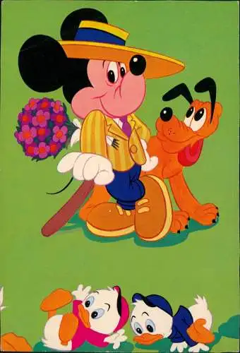Walt Disney Zeichentrick Figuren (Mickey Mouse & Hund Pluto) 1980