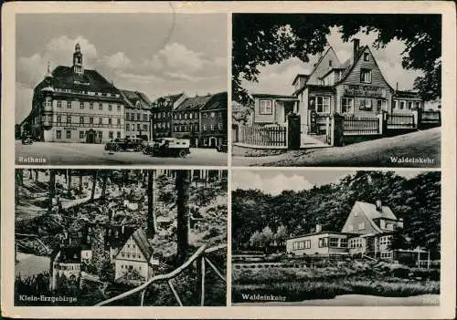 Ansichtskarte Oederan Waldeinkehr am Klein-Erzgebirge 1939