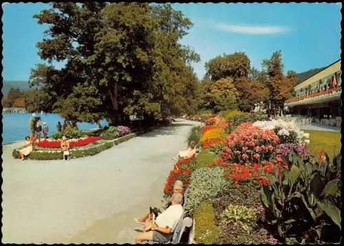 Ansichtskarte Pörtschach am Wörther See Blumenpromenade 1968