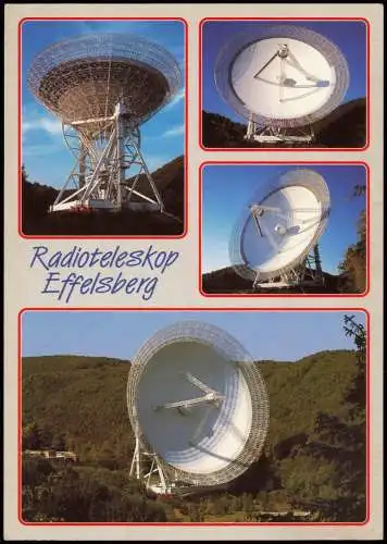 Ansichtskarte Effelsberg-Bad Münstereifel Radioteleskop Mehrbild AK 1992