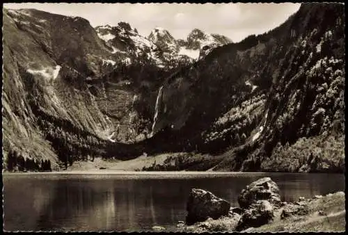 Berchtesgaden Umland-Ansicht BERCHTESGADENER LAND Ferienland Obersee mit Teufelshörnern 1960