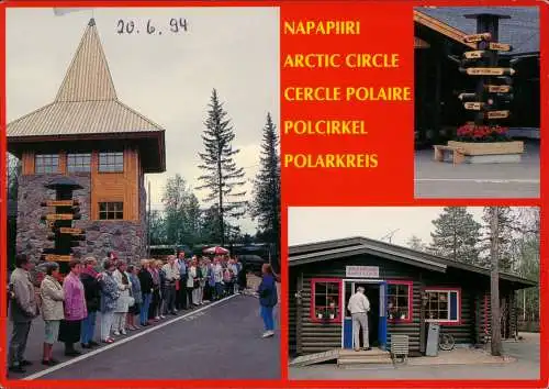 .Finnland Suomi Polarkreis SUOMI-FINLAND CERCLE POLAIRE ARCTIC CIRCLE 1994