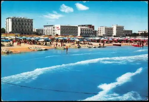 .Italien Italia MILANO MARITTIMA Mareggiata Zona Alberghiera 1960