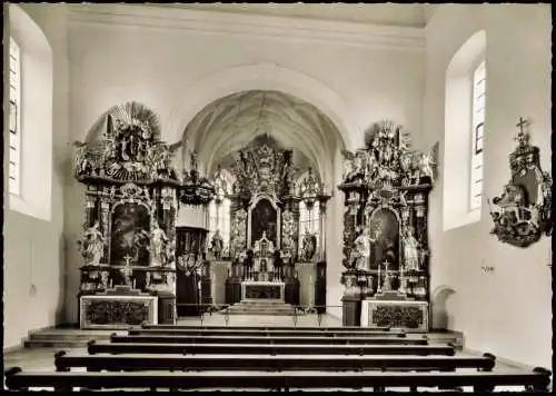 Ansichtskarte Ebern Innenansicht der Marienkapelle in Ebern 1968