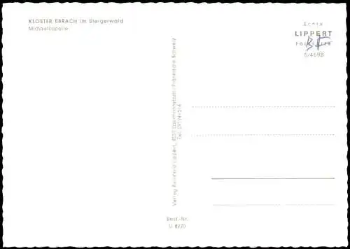 Ansichtskarte Ebrach Michaelkapelle KLOSTER im Steigerwald 1965
