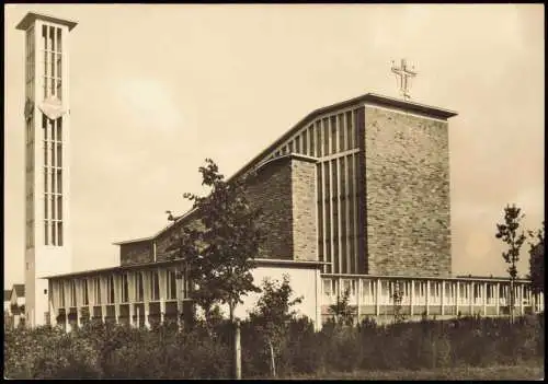 Ansichtskarte Würzburg Pfarrkirche St. Alfons 1960