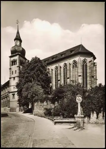 Ansichtskarte Würzburg Deutschhauskirche 1975