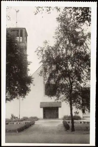 Ansichtskarte Ahlhorn-Großenkneten Christuskirche 1962