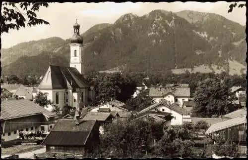 Ansichtskarte Lenggries Stadtpartie 1965