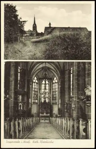 Ansichtskarte Seppenrade-Lüdinghausen kathol. Pfarrkirche 1953