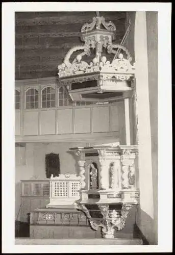 Ansichtskarte Seefeld (Holstein) Kanzel in der Kirche 1959