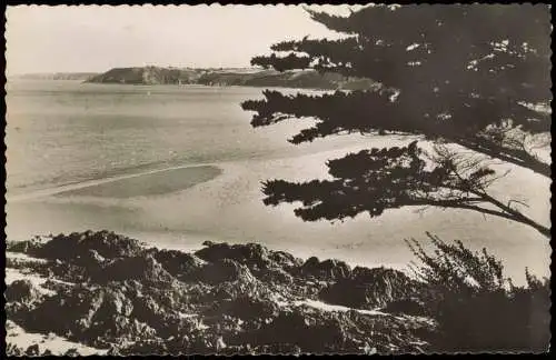 CPA Binic Bretagne La Falaise - Fotokarte 1954