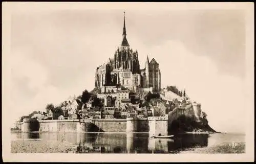 CPA Le Mont-Saint-Michel Benediktinerkloster - Fotokarte 1963