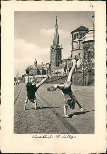 Ansichtskarte Düsseldorf Düsseldorfer Radschläger 1956