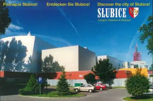 Postcard Slubice Słubice Collegium Polonicum 2003