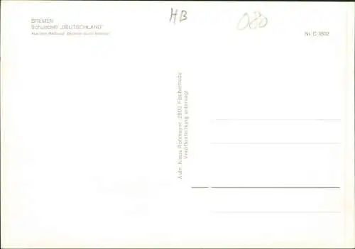 Schiffe Schifffahrt Segelschiff Schulschiff „DEUTSCHLAND" 1975