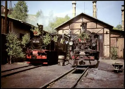 Schmalspurbahn Wolkenstein-Jöhstadt Lokomotiven Streckenjubiläum  t 1967