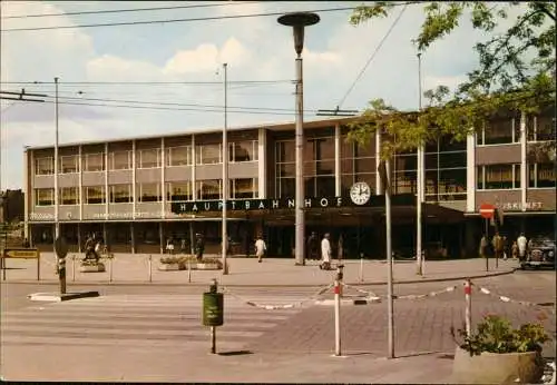 Ansichtskarte Hildesheim Hauptbahnhof 1973