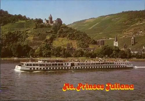 Ansichtskarte  Fahrgastschiffe Personenschiffahrt M.S. PRINSES JULIANA 1999