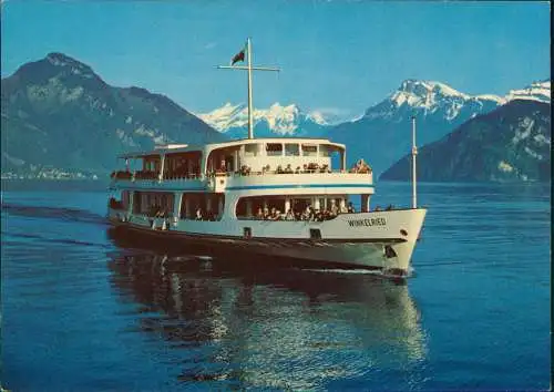 Ansichtskarte Luzern Lucerna Vierwaldstättersee, Schiff Winkelried 1986