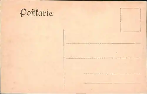 Ansichtskarte Gahlenz-Oederan Stadtpartie colorierte AK 1912 Passepartout