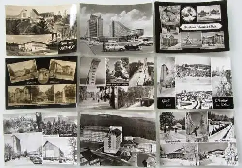 Oberhof (Thüringen) Posten/Lote/Konvolute DDR Fotokarten 9 Stk. 1970