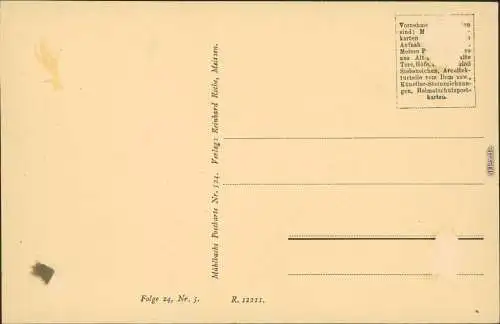 Ansichtskarte Meißen Alt-Meissen - Giebel des Bahrmannschen Hauses 1922