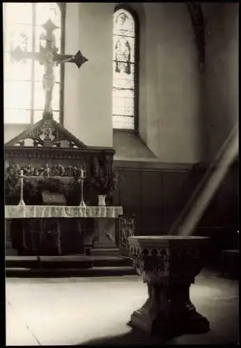 Ansichtskarte  Religion/Kirche - Kirche - Altar - Fotokarte 1962