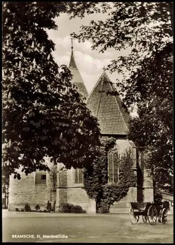 Ansichtskarte Bramsche St. Martinkirche 1962