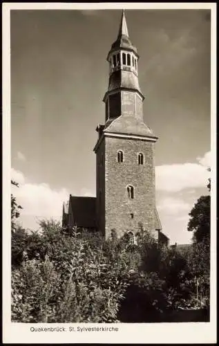 Ansichtskarte Quakenbrück St. Sylvesterkirche 1954