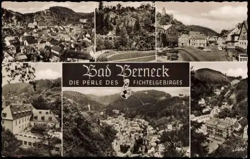 Ansichtskarte Berneck (Schwarzwald) Stadtteilansichten 1961