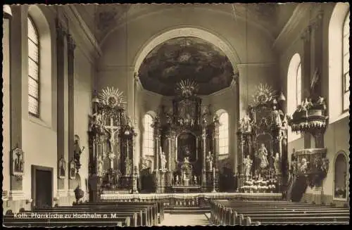 Ansichtskarte Hochheim am Main Kath. Pfarrkirche - Altar 1956