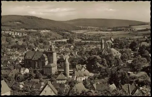 Ansichtskarte Herborn Stadtblick 1954